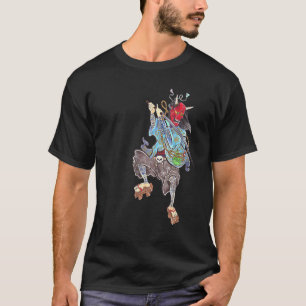 T-shirt Samouraï tatoué avec un motif de tatouage de masqu