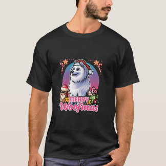 T-shirt Samoyé Santa Claus Café Mug Joyeux chien de Noël