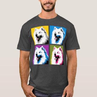 T-shirt Samoyed Art Amoureux des chiens