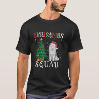 T-shirt Samoyed Chien Squad Garçons Filles Enfants Arbre d