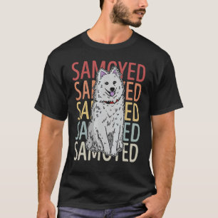 T-shirt Samoyed Dog Walk Maman Chien Sayings Breeder 17