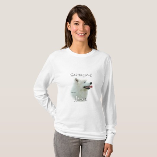 T-shirt Samoyed Maman 2 (Devant entier)