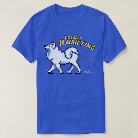 T-shirt Samoyed Totalement Haïrifiant (Design devant)