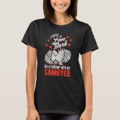 T-shirt Samoyed Valentine's Day Samoyed (Devant)