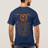 T-shirt Samuel Adams et le thé de Boston (Dos)