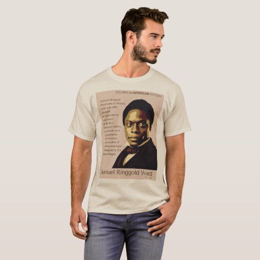 T-shirt Samuel Ringgold Ward - Figures de l'histoire améri (Devant entier)