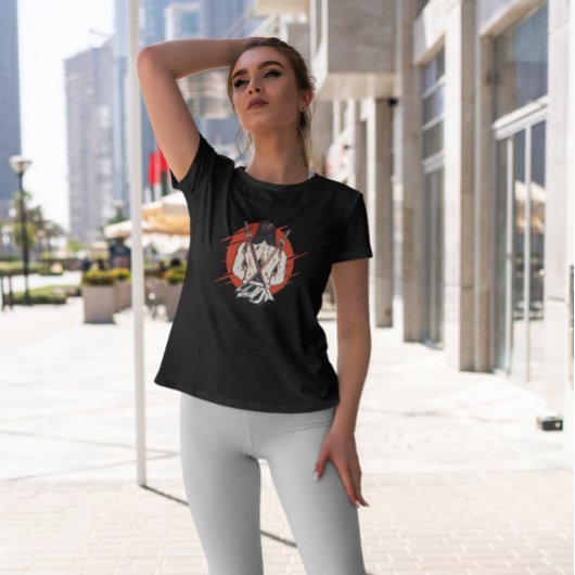 T-shirt Samurai Back Swords