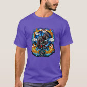 T-shirt Samurai Biker Spirit Motorcycle Tee (Devant)