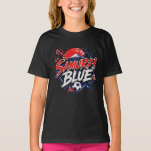 T-shirt Samurai Bleu - Culture Football Japon