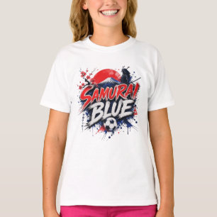 T-shirt Samurai Blue - Culture du football au Japon