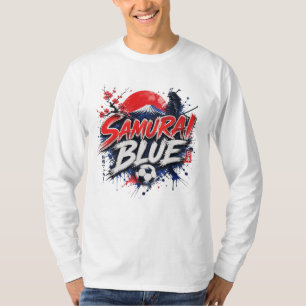T-shirt Samurai Blue - Culture du football japonais 