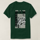 T-shirt Samurai Bushido Comic Book Style japonais Illustra (Design devant)