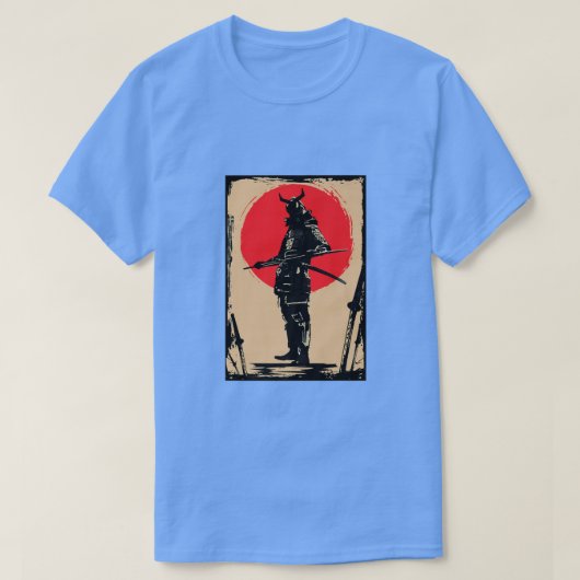 T-shirt Samurai Bushido Miyamoto Musash (Design devant)