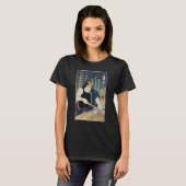 T-shirt Samurai Carpenter 4 Bois Artisan Ukiyo E Japonais (Devant entier)