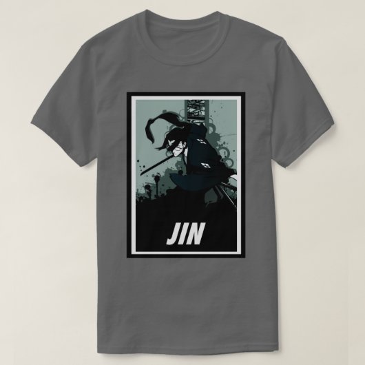 T-shirt Samurai Champloo Jin Celeb (Design devant)