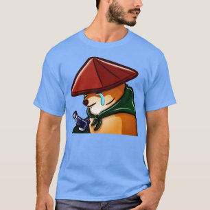 T-shirt Samurai Cheems Dog Meme T