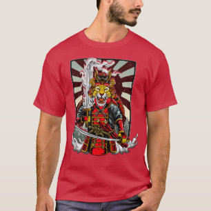 T-shirt Samurai Cheetah Guerrier Japon Japonais