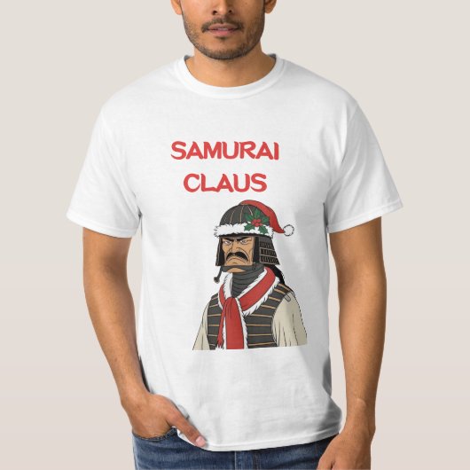 T-shirt Samurai Claus (Devant)