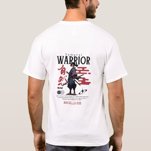 T-shirt Samurai Code Of Silence (Dos)
