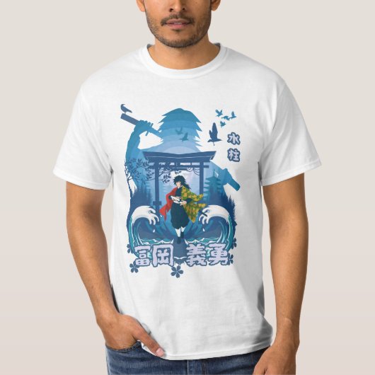 T-shirt Samurai d'eau (Devant)