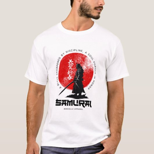T-shirt Samurai Discipline Warrior Tee (Devant)