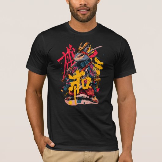 T-shirt Samurai eekhoorn (Voorkant)
