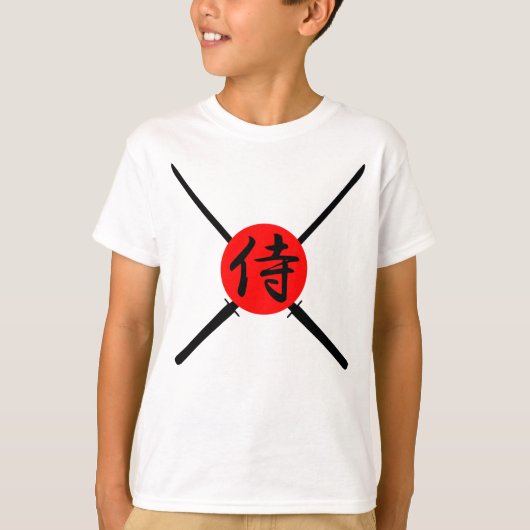 T-shirt SAMURAI - Épée & Kanji (Devant)