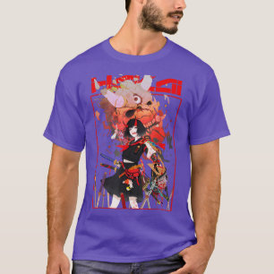 T-shirt Samurai fille esthétique japonaise fille guerrière