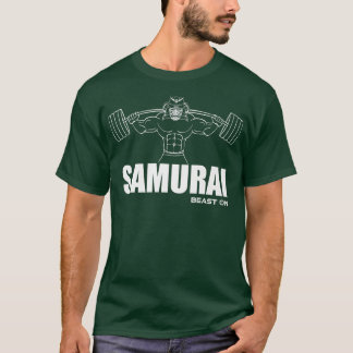 T-shirt SAMURAI Fitness Beast Sur Gym Motivation Fitness S