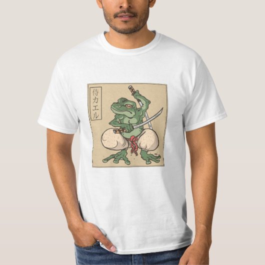 T-SHIRT SAMURAI FROG (Devant)