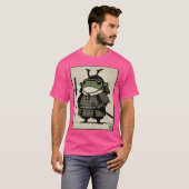 T-shirt Samurai Frog Ukiyo-E Warrior Art (Devant entier)