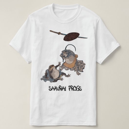 T-SHIRT SAMURAI FROGS SCÈNE #1 (Design devant)