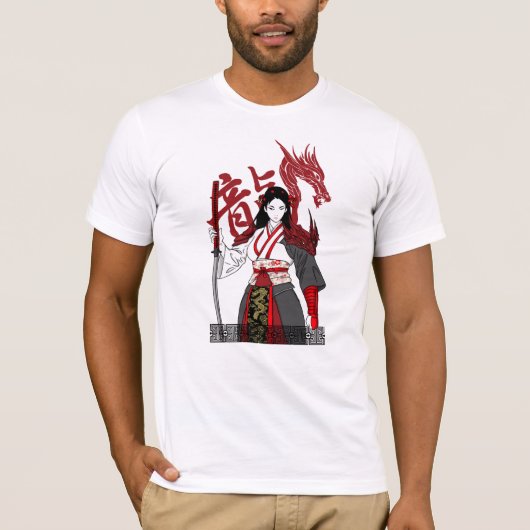 T-shirt Samurai Geisha (Devant)