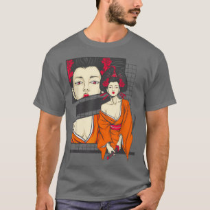 T-shirt Samurai Geisha (2)