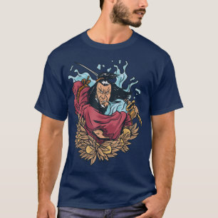 T-shirt Samurai guerrier anime japonais manga amoureux ota