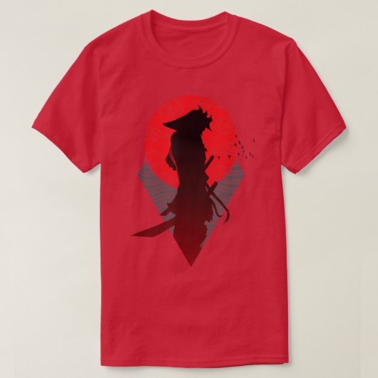 T-shirt Samurai guerrier bushido code espadon japonais (Design devant)