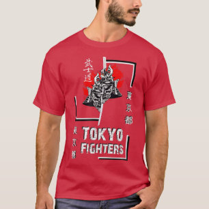 T-shirt Samurai Guerrier Japon Tokyo Combattants Style Clo
