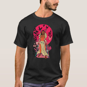 T-shirt Samurai Guerriers japonais Mode Japon Afro Afric