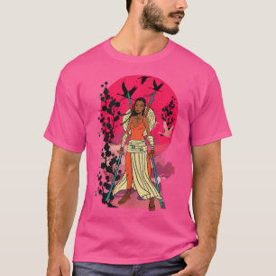 T-shirt Samurai Guerriers japonais Mode Japon Afro Afric