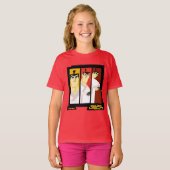 T-shirt Samurai Jack Caractère Tri-Panel Futuristic Frame (Devant entier)