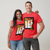 T-shirt Samurai Jack Caractère Tri-Panel Futuristic Frame (Unisexe)