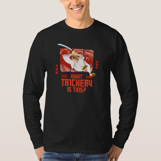 T-shirt Samurai Jack Quel Tricky Est-Ce (Devant)
