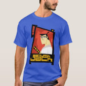 T-shirt Samurai Jack Souriant Futuristic Frame Graphic (Devant)