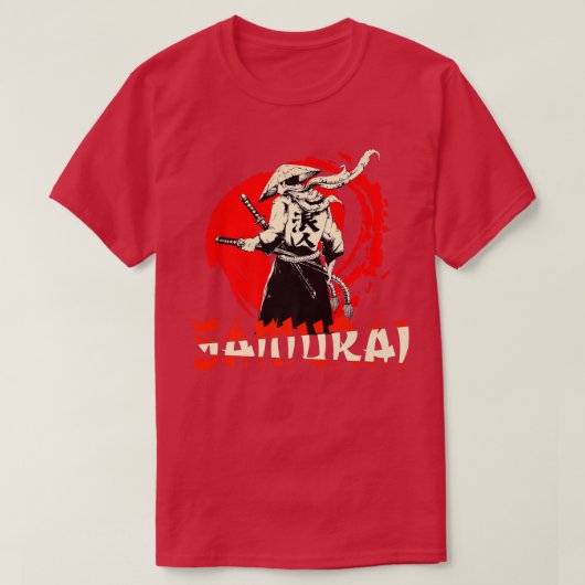 T-shirt Samurai Japonais guerrier bushido espadon Premium (Design devant)