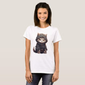 T-shirt Samurai Kitten (Devant entier)