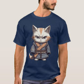 T-shirt Samurai Kitten (Devant)