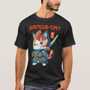 T-shirt Samurai Kitty est là pour rester la Révolution Fél