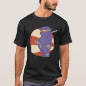 T-shirt Samurai Lazy Sloth (Devant)