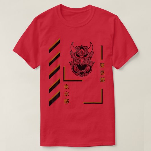 T-shirt Samurai mandala style été vêtements amusants (Design devant)