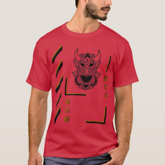 T-shirt Samurai mandala style été vêtements amusants